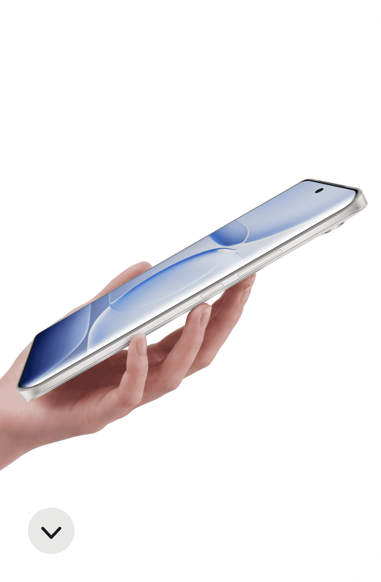 Vivo V80 Lite 5G ΓÇô Silk White side view
