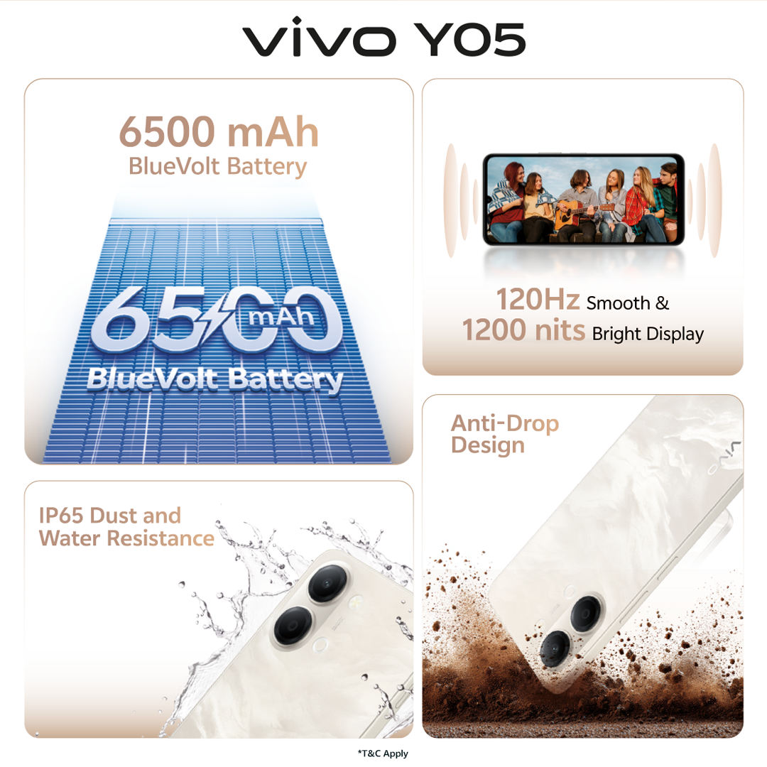Vivo Y05 ΓÇô Haze Blue