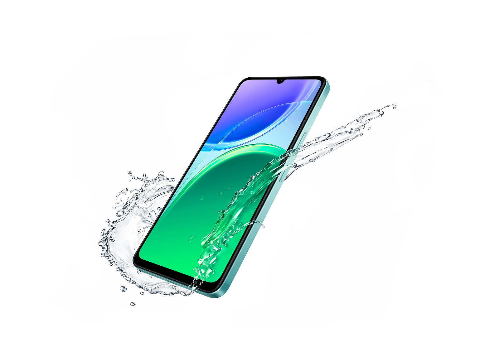 Vivo Y05e ΓÇô Crest Teal water resistant